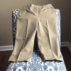 Tan cropped pants